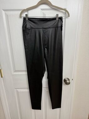 Offline by Aerie High-Waist Black Faux Leather Leggings - Women